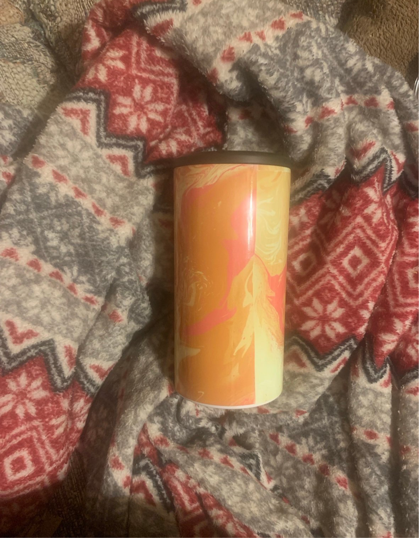 4 N 1 Orange Hydro-Dip Can Cooler