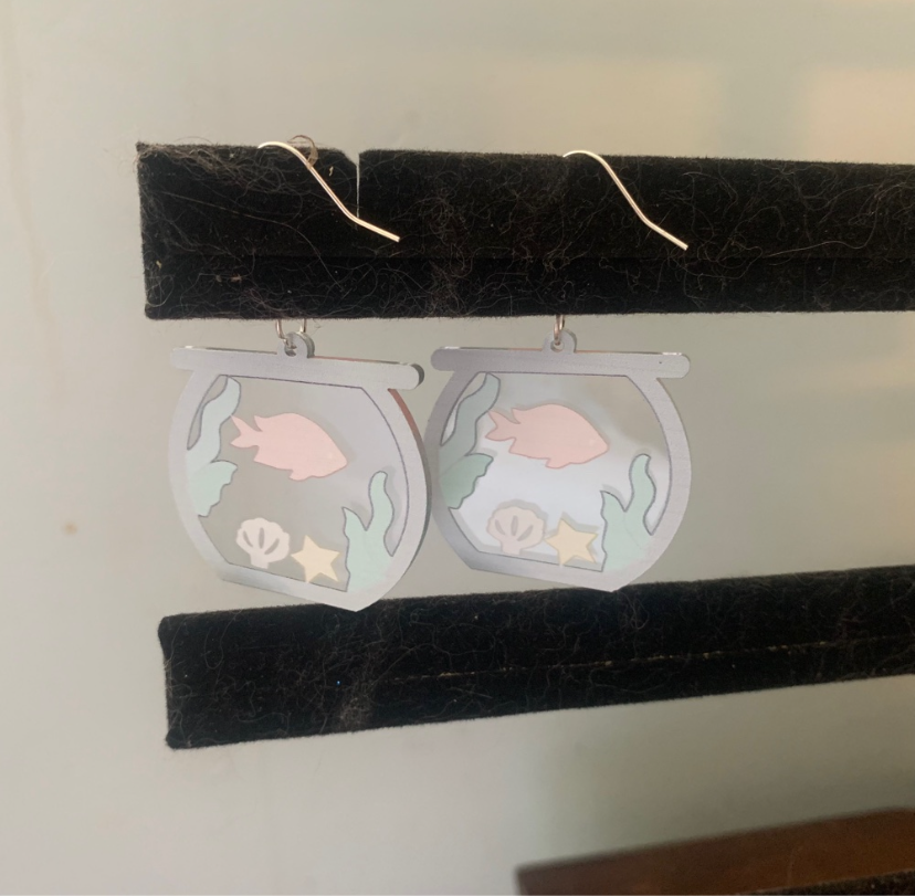 Fish Bowl Earring