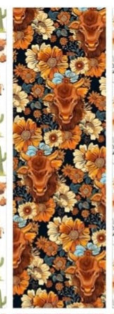 Cow & Flowers Pen