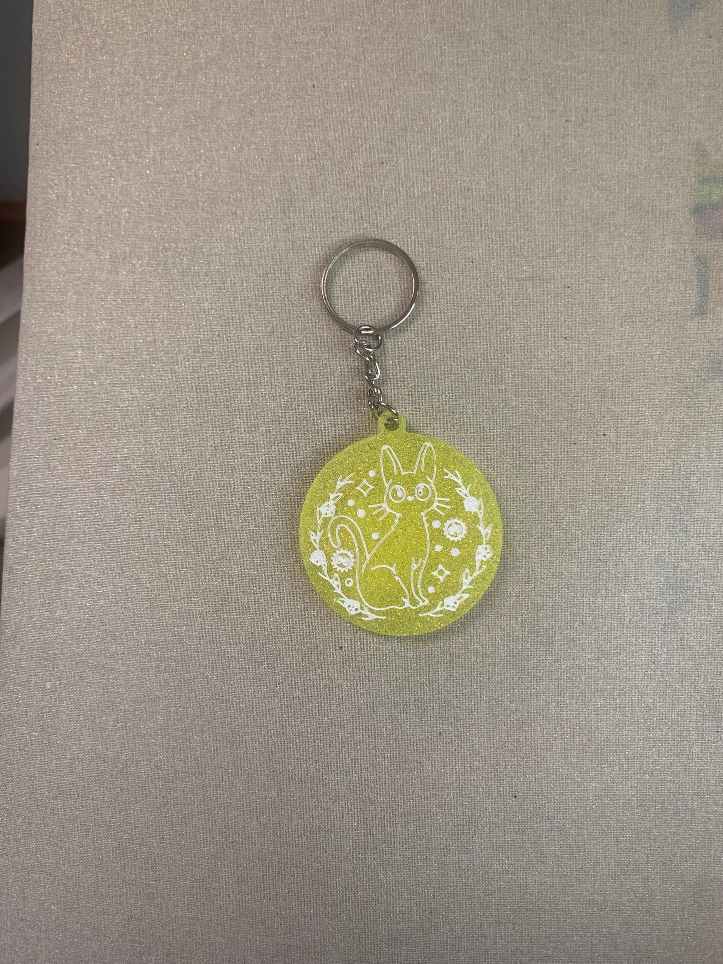 Anime Cat Keychain