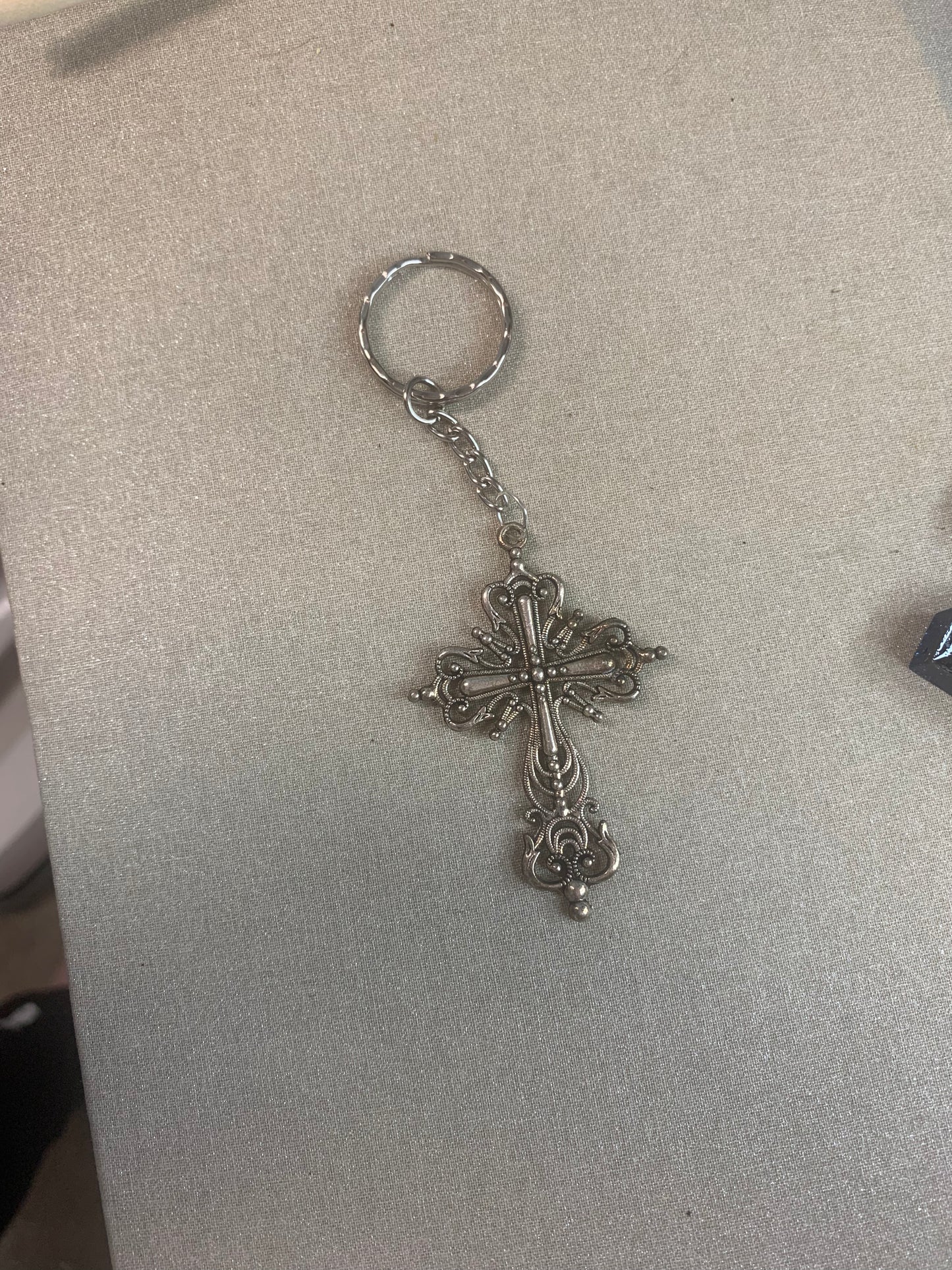 Cross keychain
