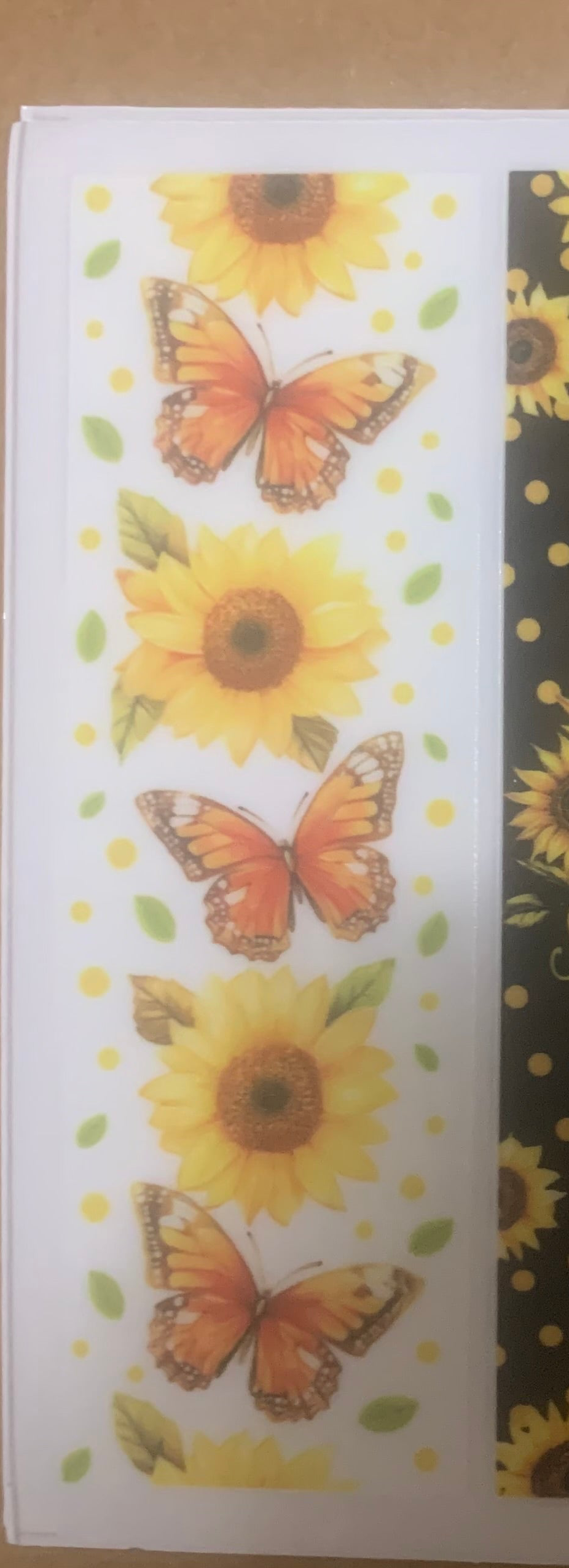 Butterflies & Sunflower Pen