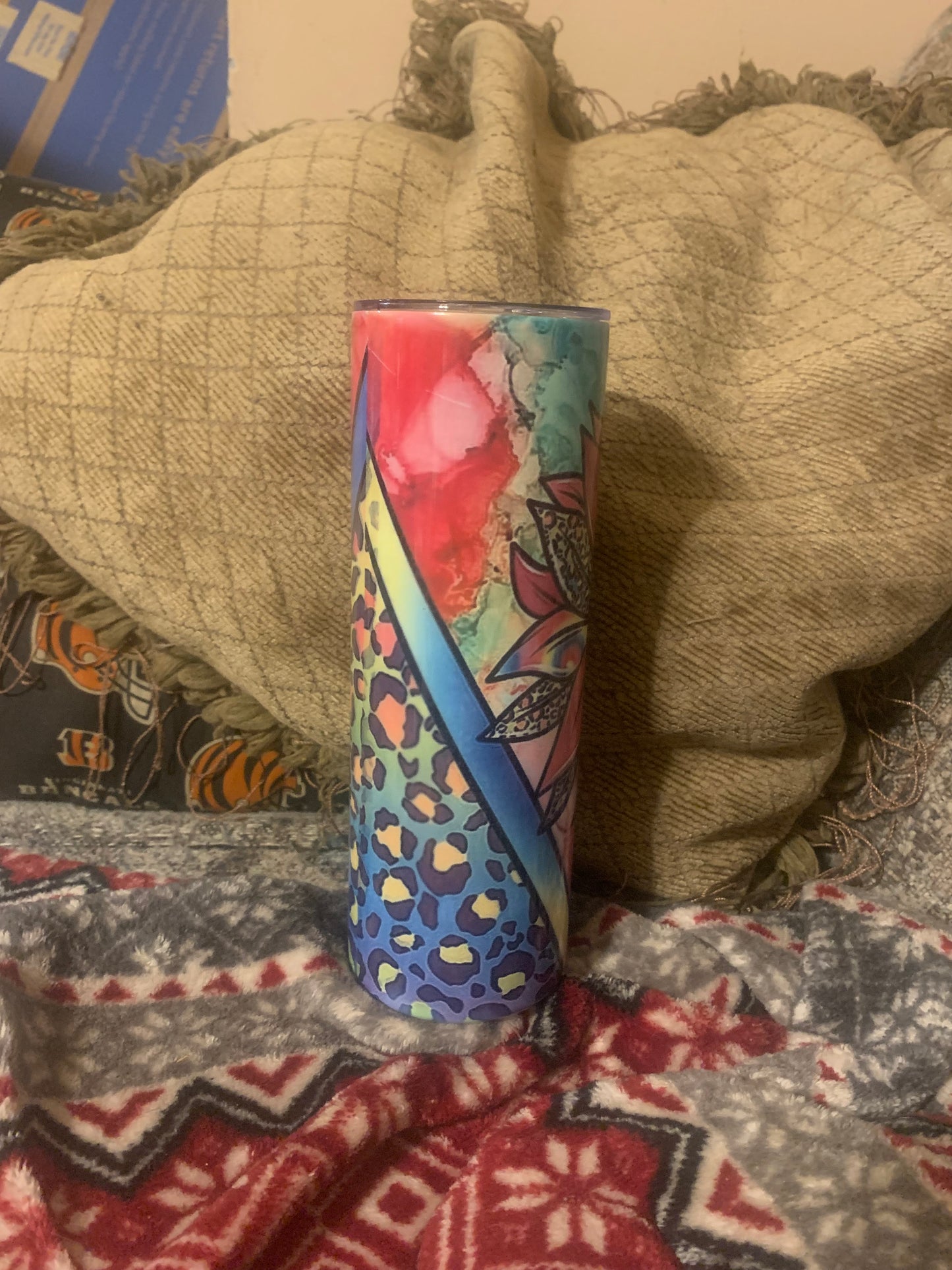 20 oz Sunflower Ink Print Tumbler