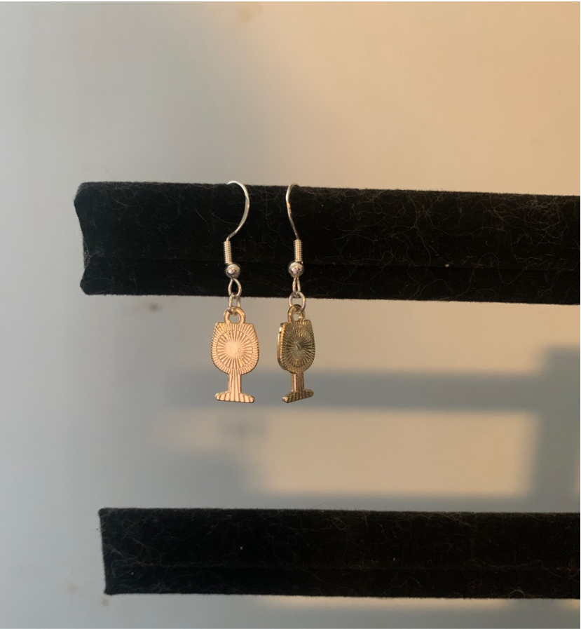 Wine glass Earrings