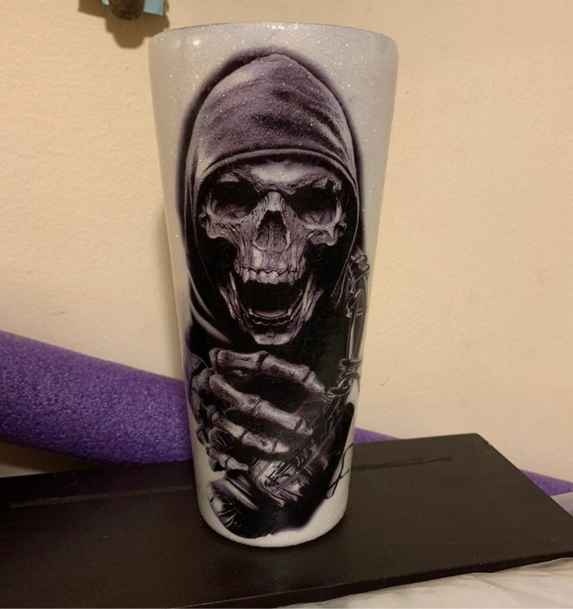 Reaper Skeleton Tumbler