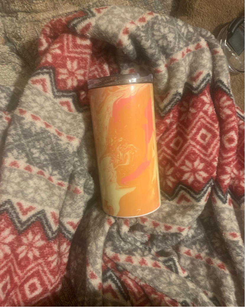 4 N 1 Orange Hydro-Dip Can Cooler