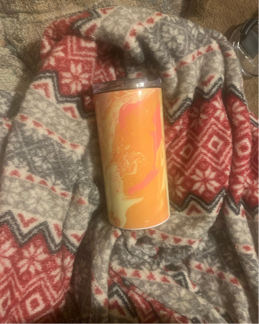 4 N 1 Orange Hydro-Dip Can Cooler