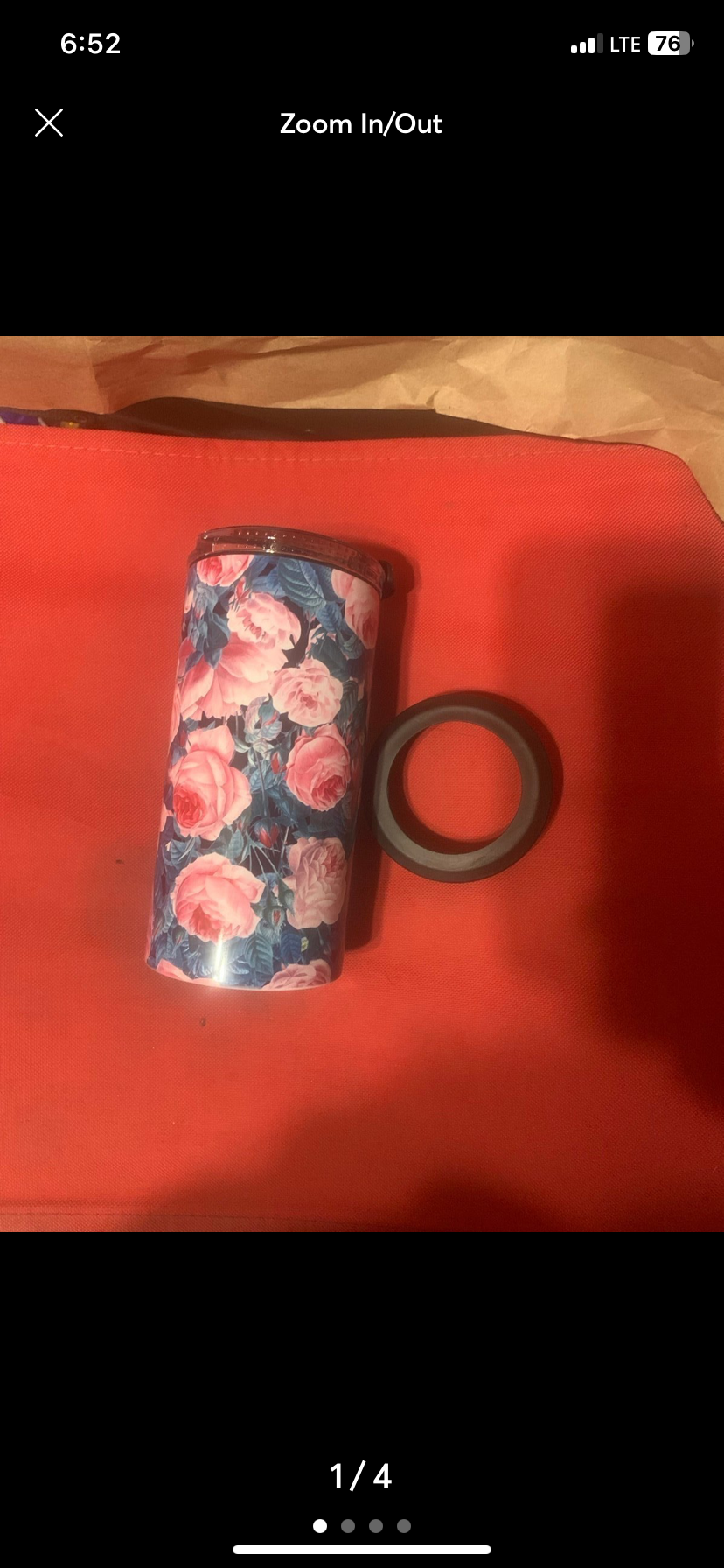 4 N 1 Peonies/Roses Can Cooler