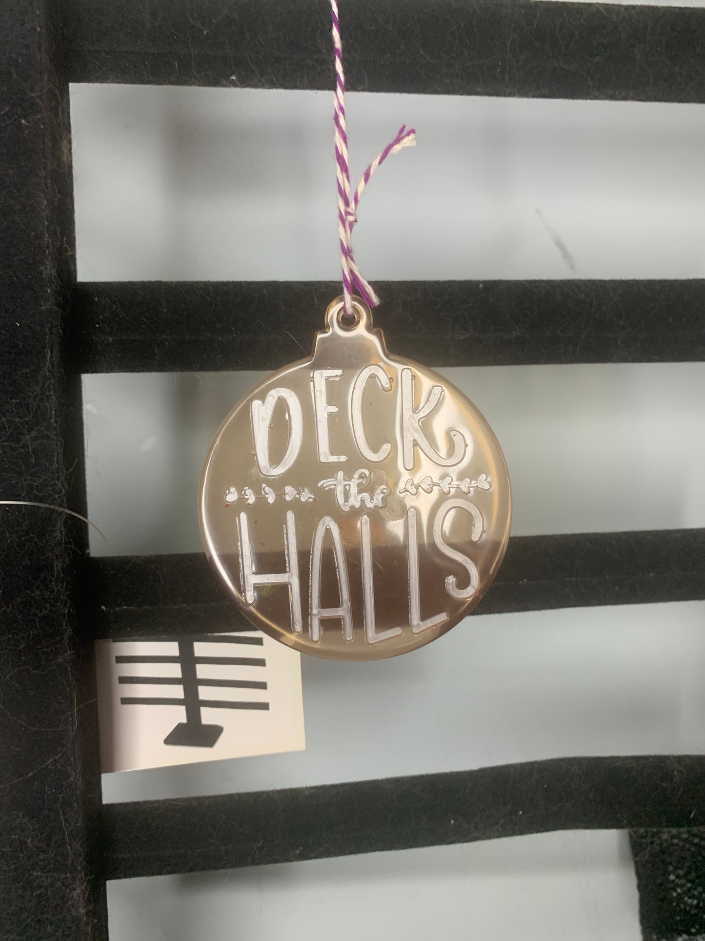 Deck The Halls Resin Ornament