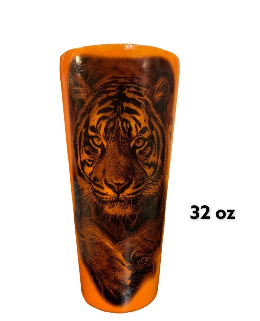 32 oz Tiger Tumbler