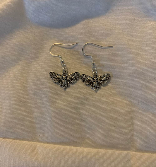 Small moth Earrings