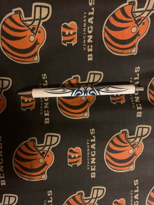 Blue Tribal Pen
