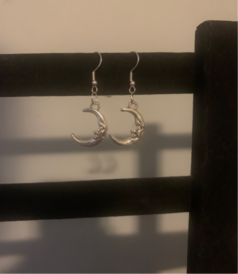 Half/Crescent Moon Earring