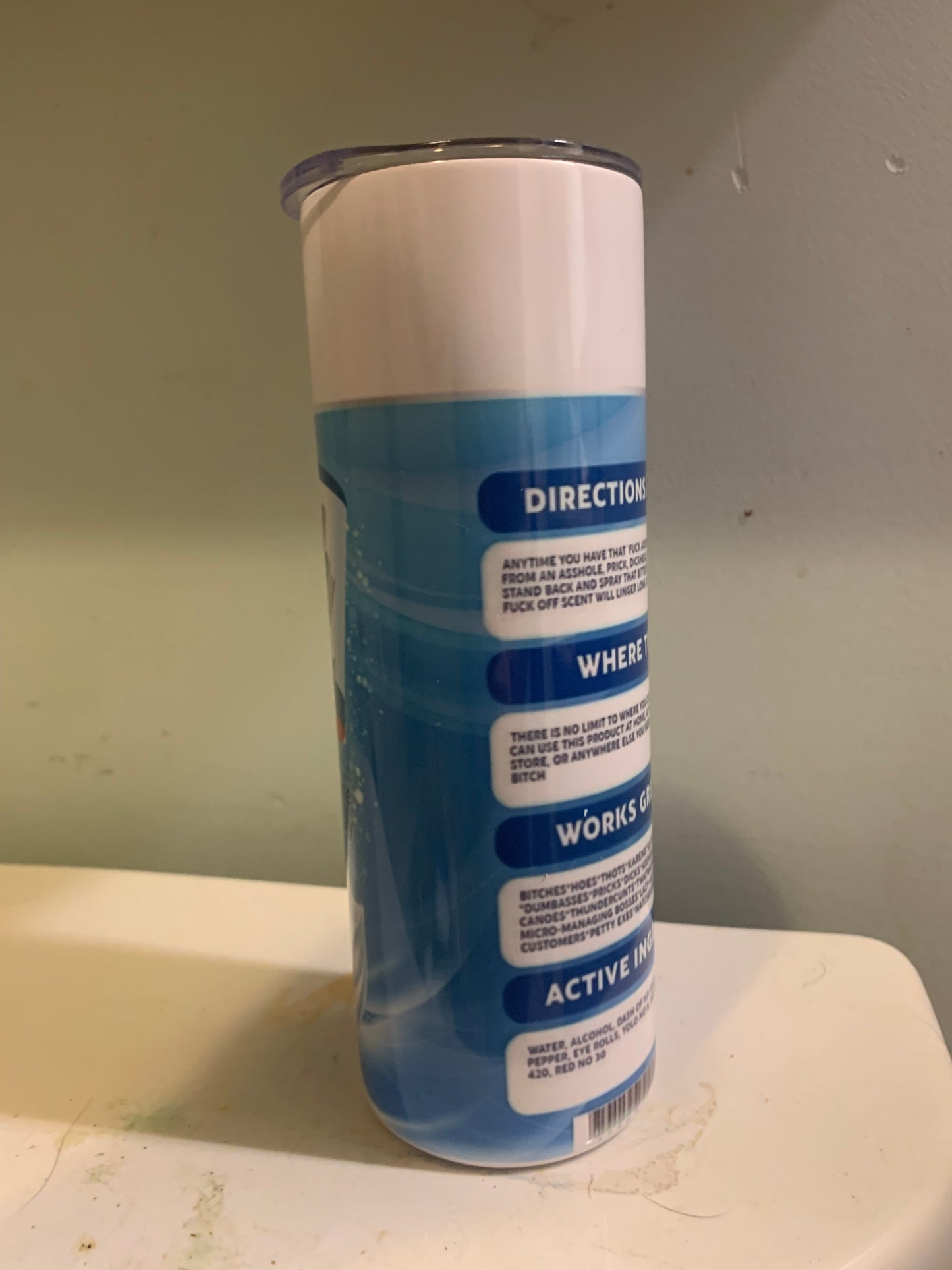 Lysol Bitch Label Tumbler