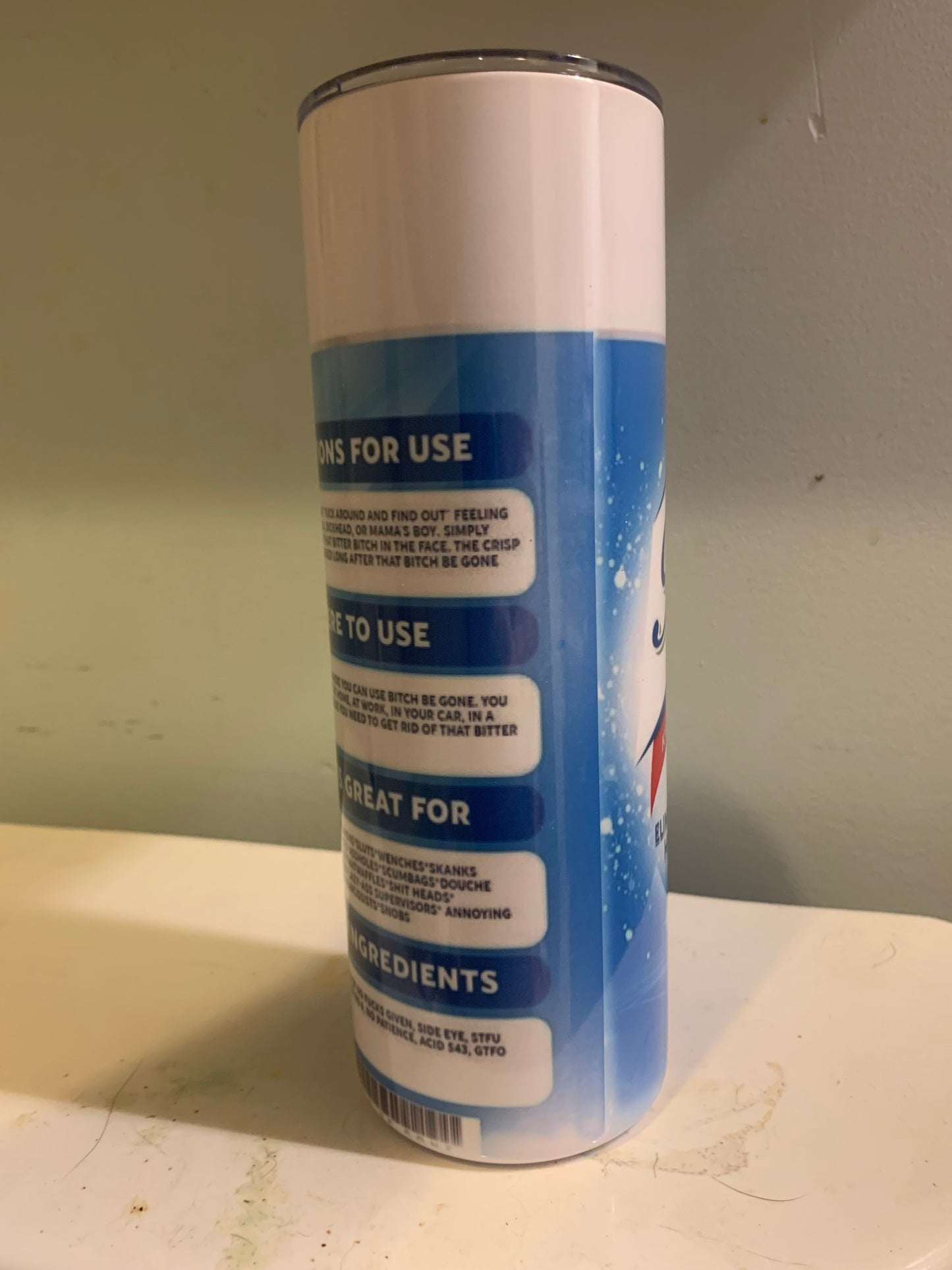 Lysol Bitch Label Tumbler