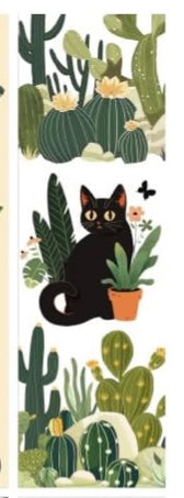 Black Cat & Cactus Pen