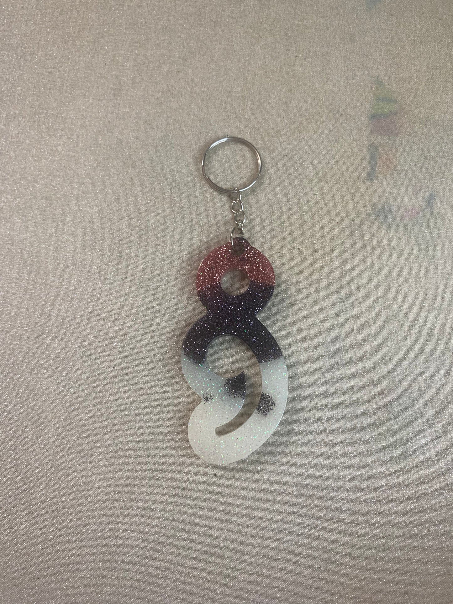 Semi Colon Keychain