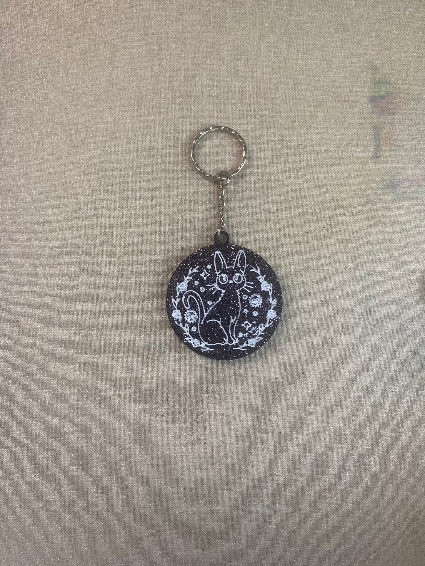 Anime Cat Keychain
