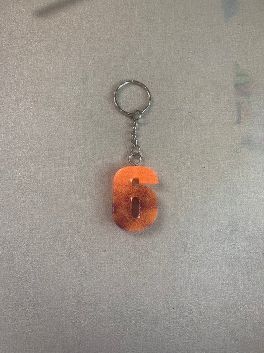 6 keychain