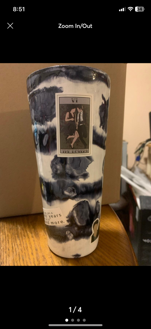 32 oz Twilight Themed Tumbler