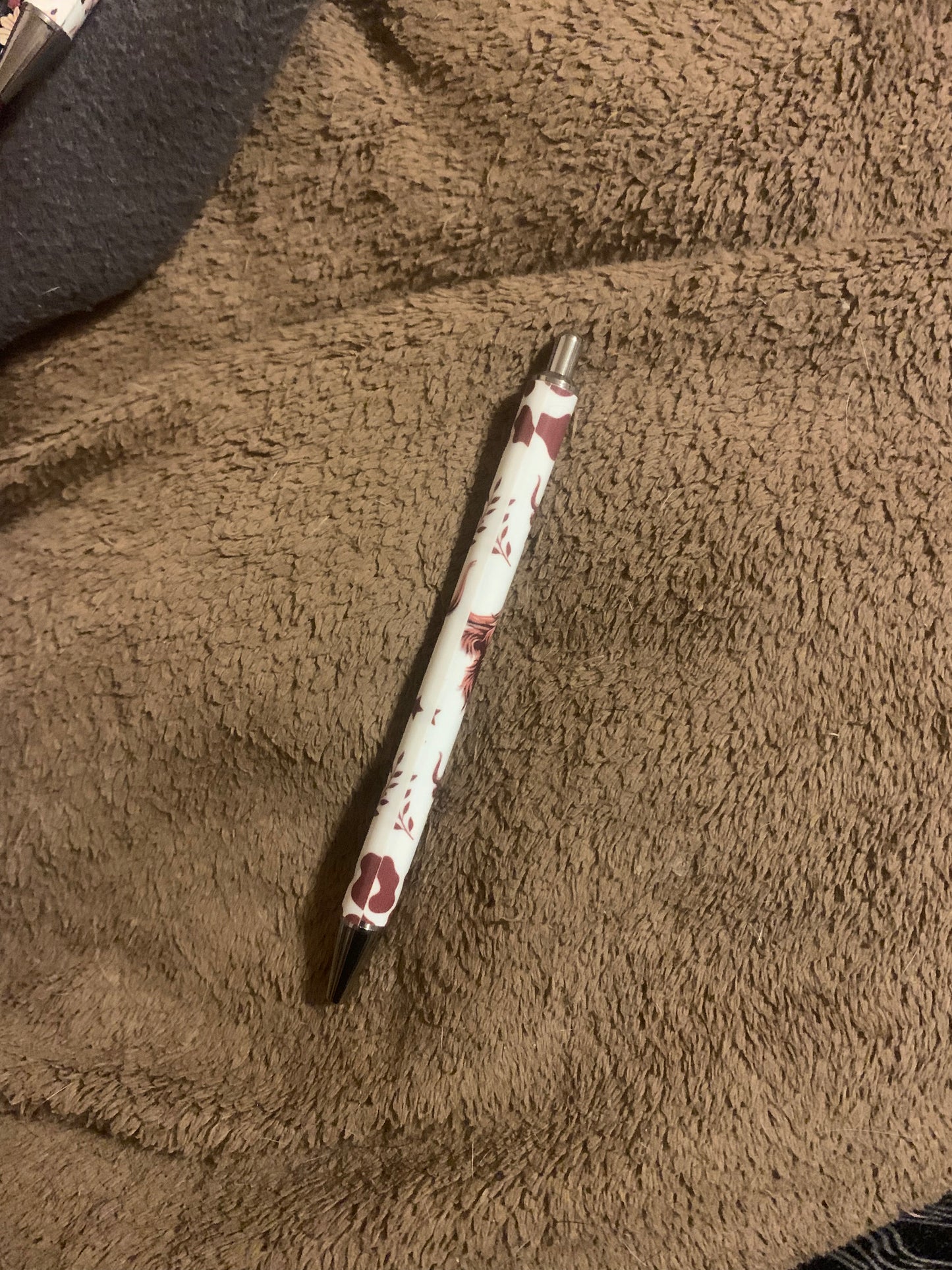 Highland Cow Print Pen