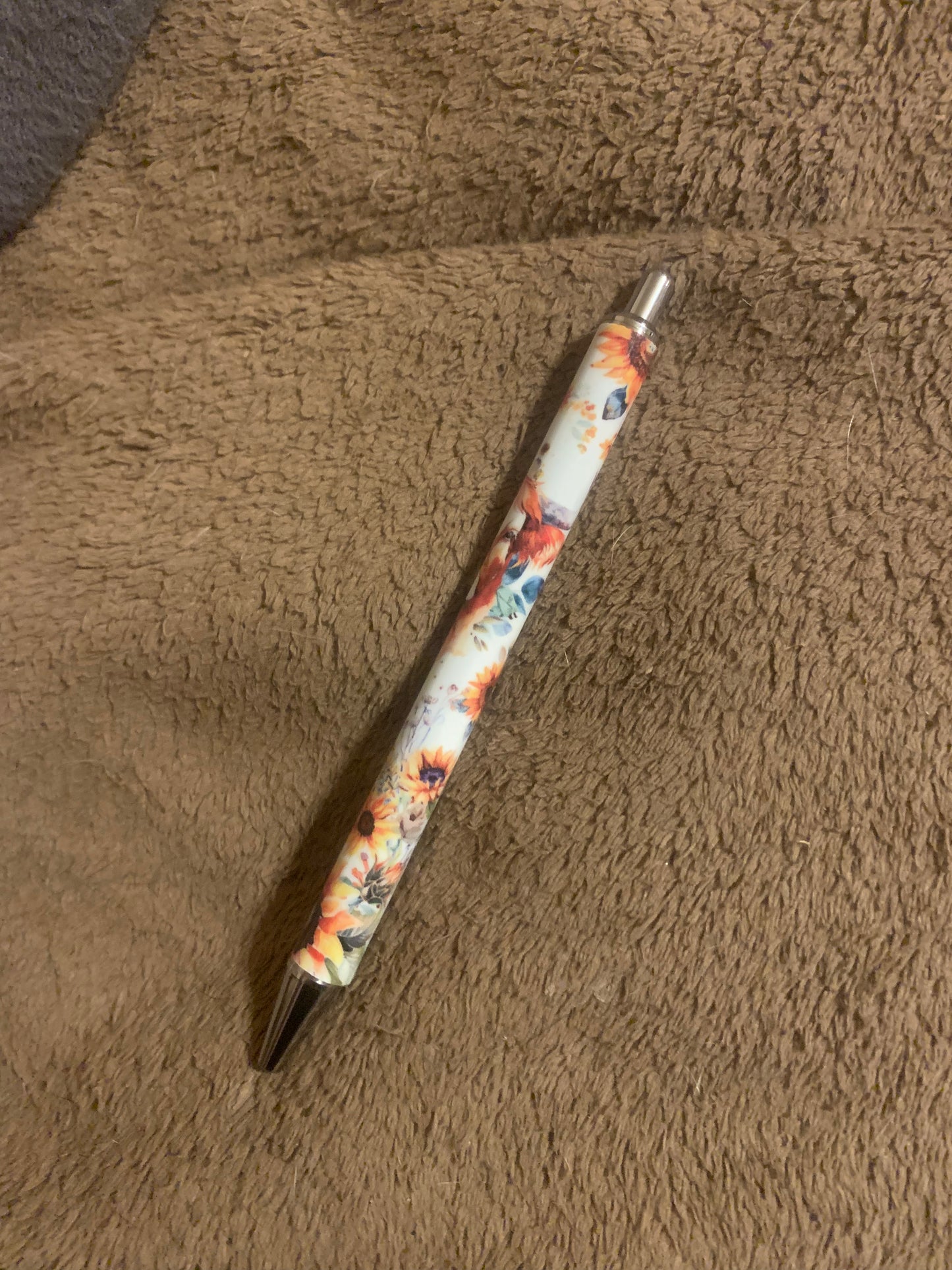 Highland Cow & Sunflowers Pen