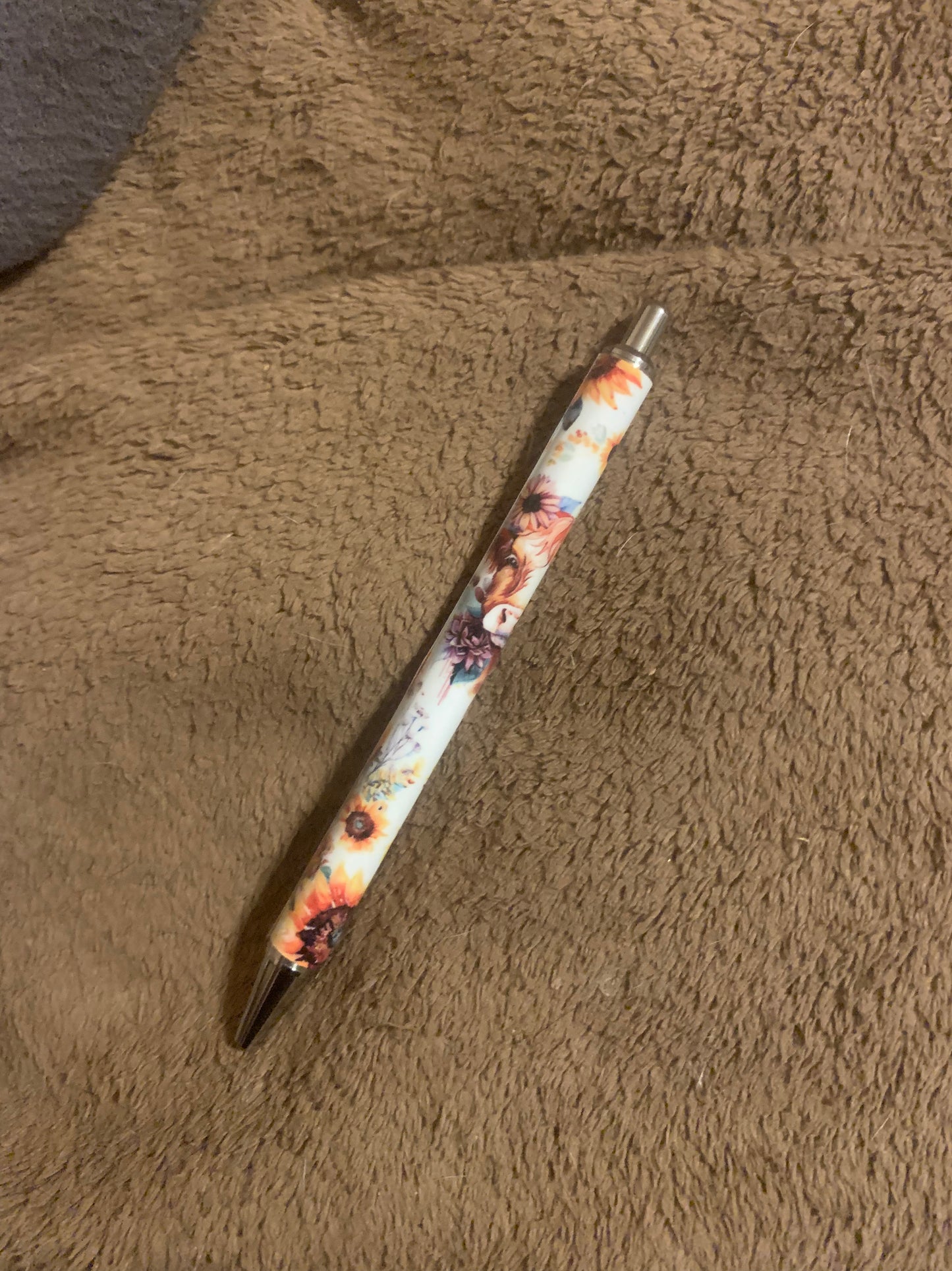 Highland Cow & Sunflowers Pen