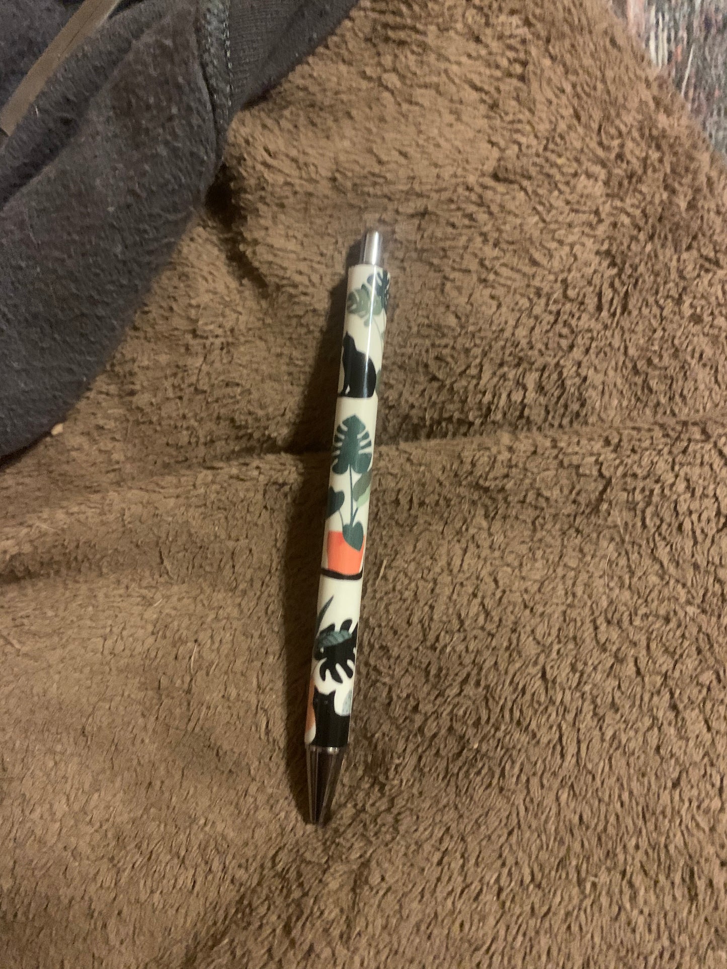 Cat & Monstera Plants Pen