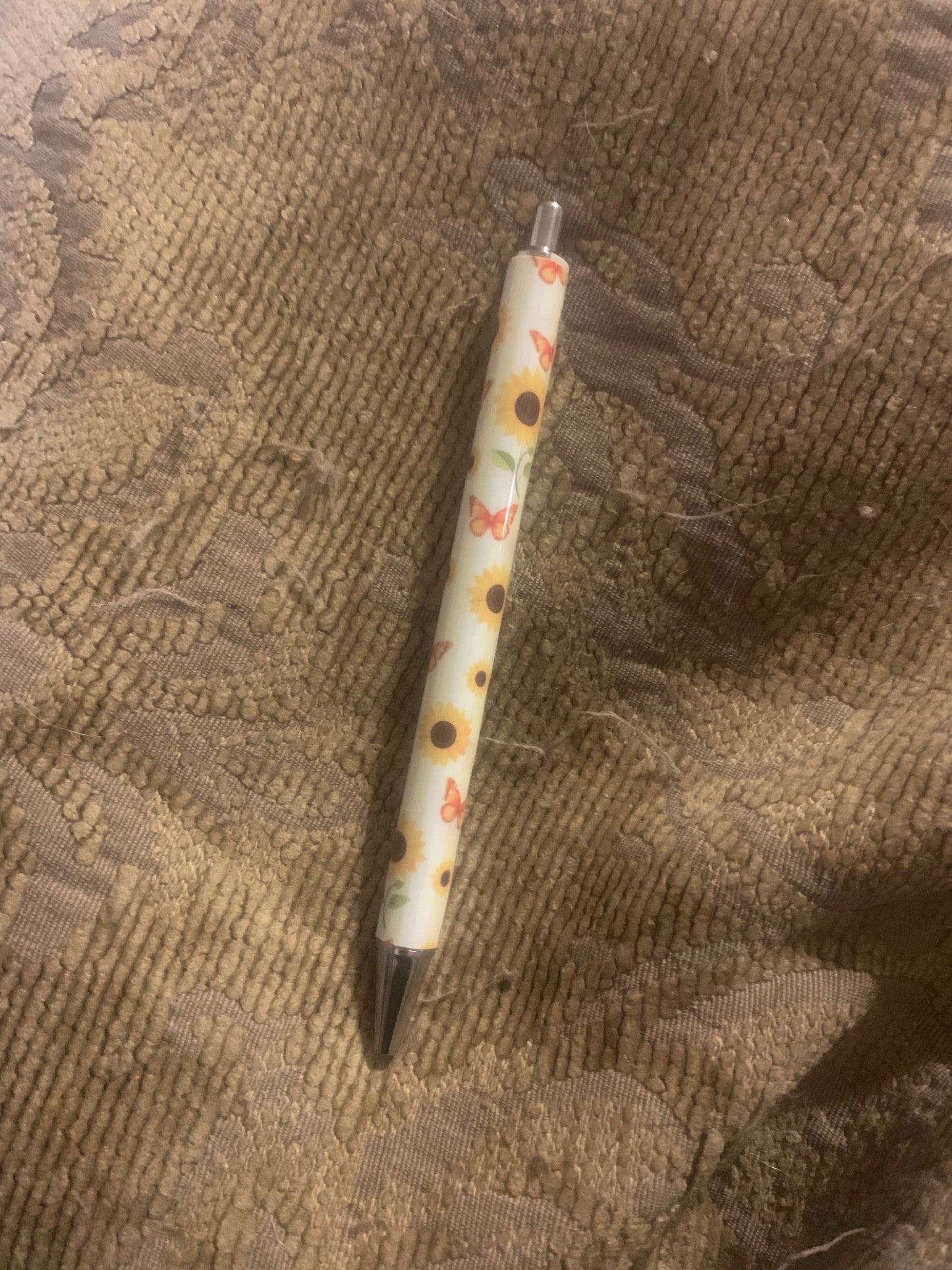 Sunflowers & Butterflies Pen